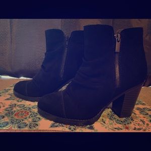 Brand new without tags black booties!